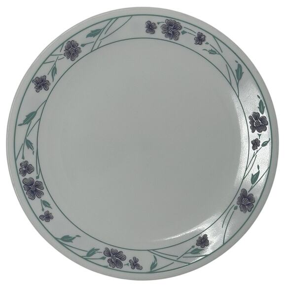 Corelle Other - Corelle Simply Spring Dinner Plates 10.75” Set of 2 Purple Floral Vitrelle